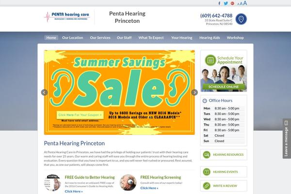 pentahearingprinceton.com site used Innovision