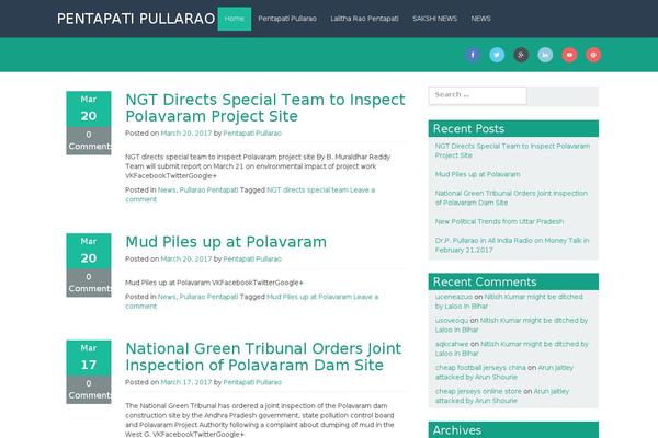 WP RootStrap theme site design template sample