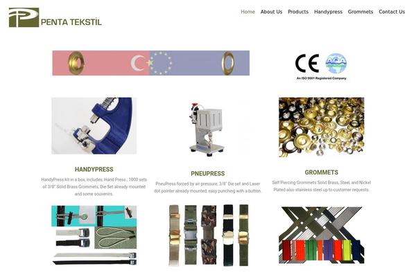Avas theme site design template sample