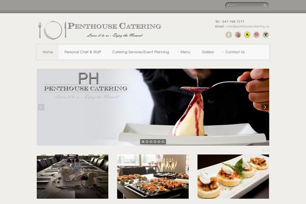 penthousecatering.ca site used Arapah