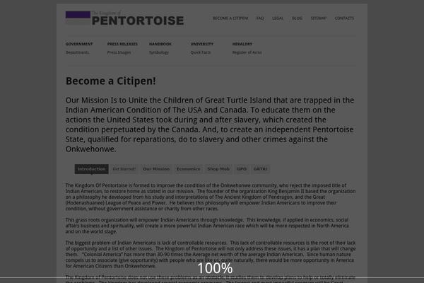 Site using continuous rss scrolling plugin