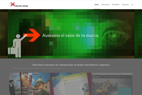 Enfold theme site design template sample