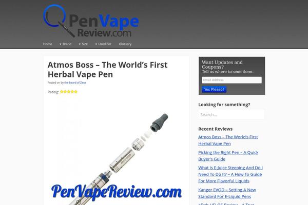 Site using Author Post Ratings plugin