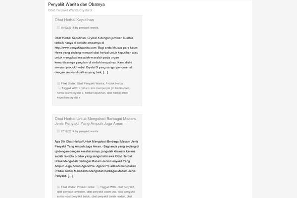 Prose theme site design template sample