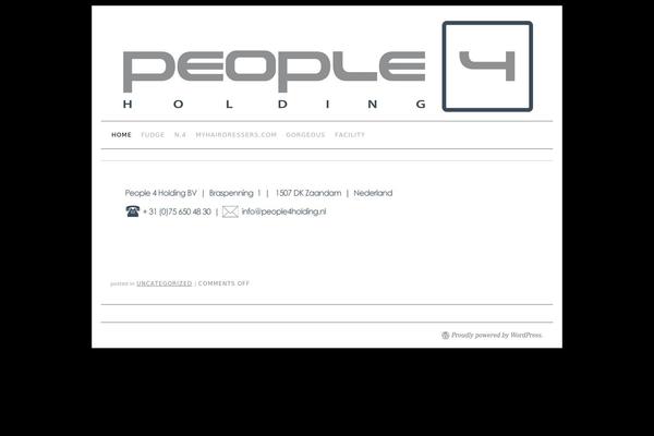 Brunelleschi theme site design template sample