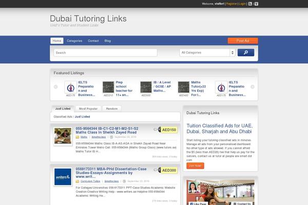 ClassiPress theme site design template sample