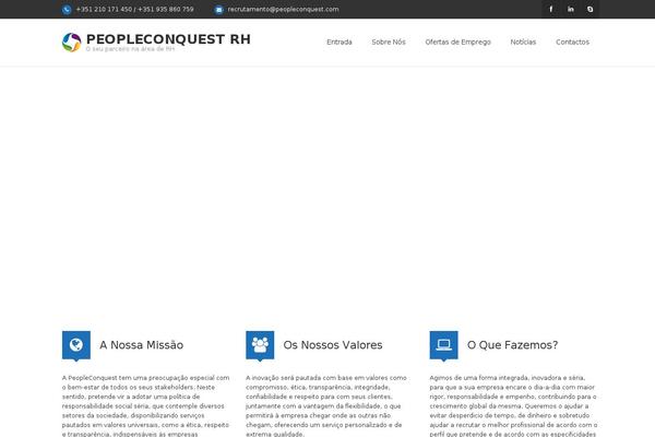 Envor theme site design template sample