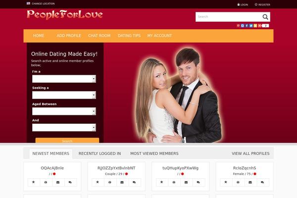 Da theme site design template sample