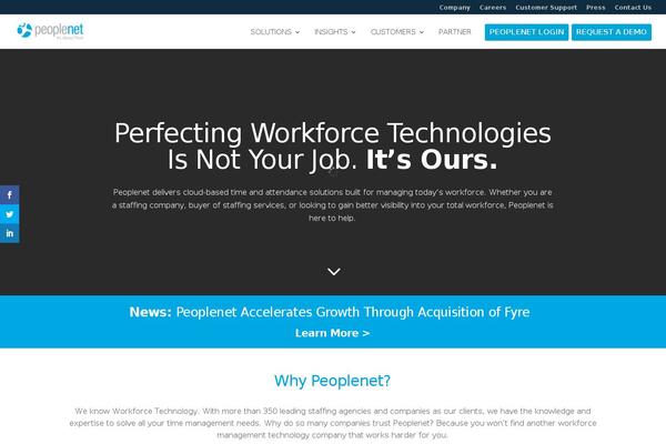 peoplenet.com site used Bullhorn