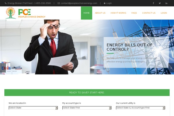 peopleschoiceenergy.com site used Interakt-parent