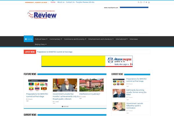 Site using Taqyeem plugin