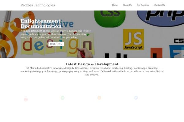 Interface theme site design template sample