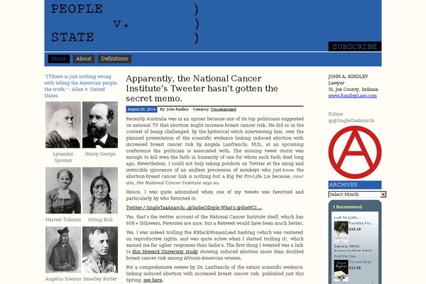 Site using WP Social Blogroll plugin