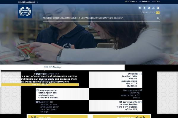 peoriaacademy.org site used Peoria-academy-2016