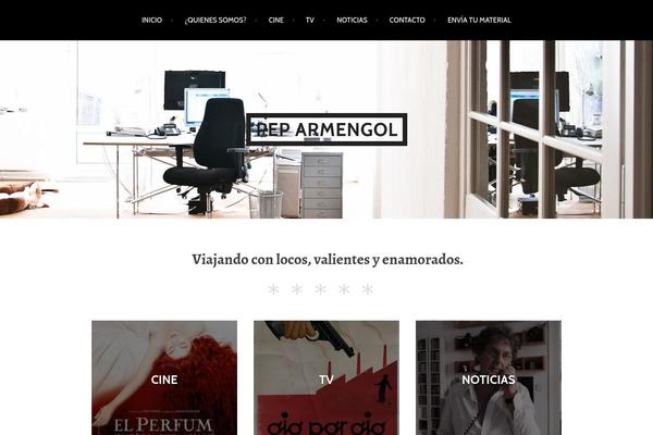 Argent theme site design template sample