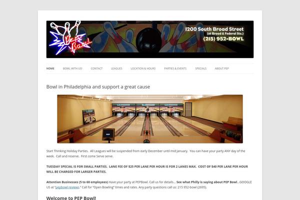 Twenty Twelve theme site design template sample