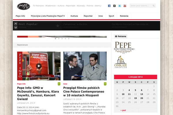 Newsroom14 theme site design template sample