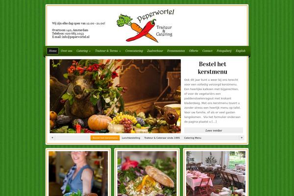 Restaurant theme site design template sample