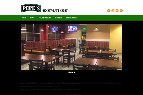 Restaurateur theme site design template sample