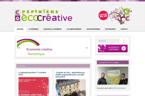 pepiniere-ecocreative-bordeaux.fr site used Continuum