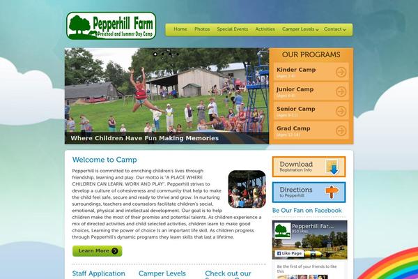 Pekaboo theme site design template sample