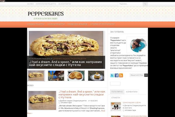 pepperkakes.com site used Foodpress