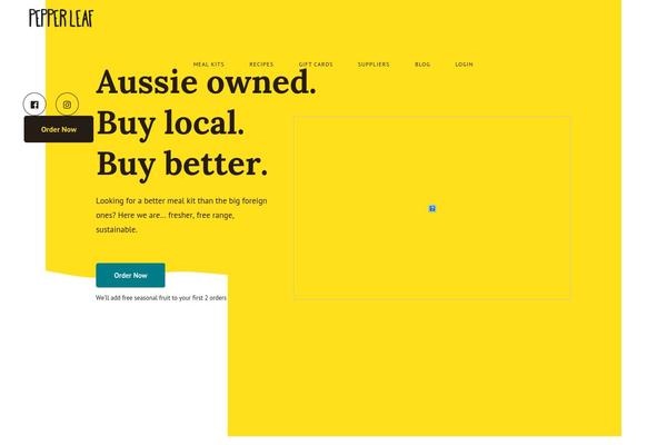 AeroLand theme site design template sample