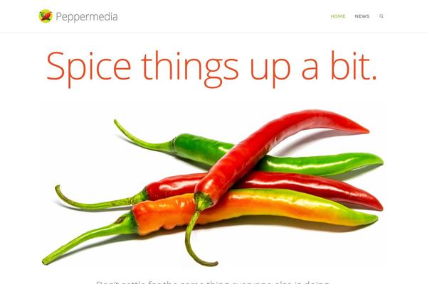 Cardinal Child theme site design template sample