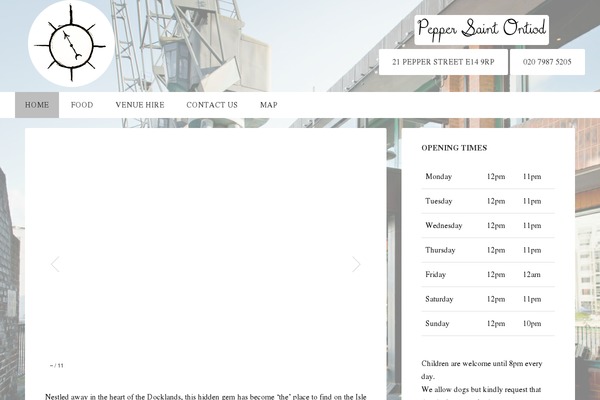 peppersaintontiod.com site used Trestle-master