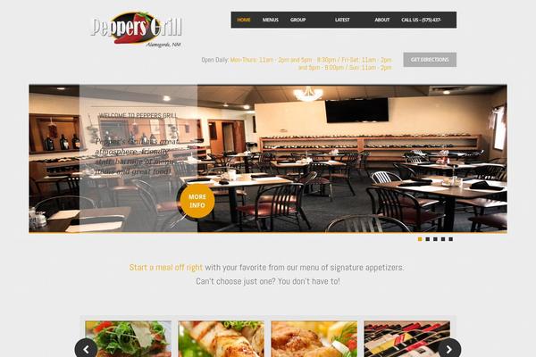 Feast theme site design template sample