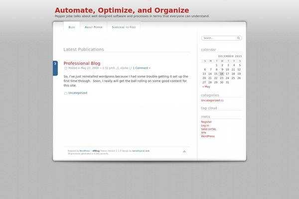 dfBlog theme site design template sample