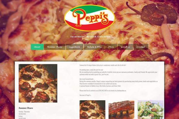 Cooks theme site design template sample