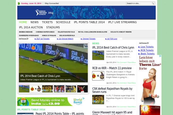 Advanced Newspaper theme site design template sample