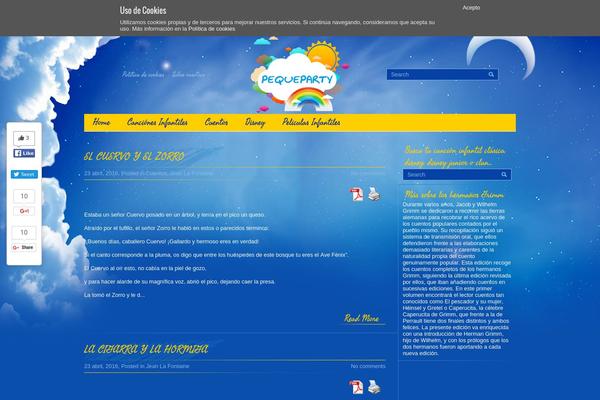 pequeparty.com site used BeeTube
