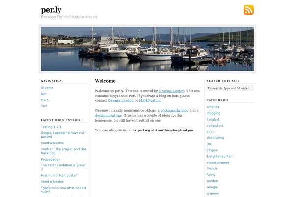 WordPress website example screenshot