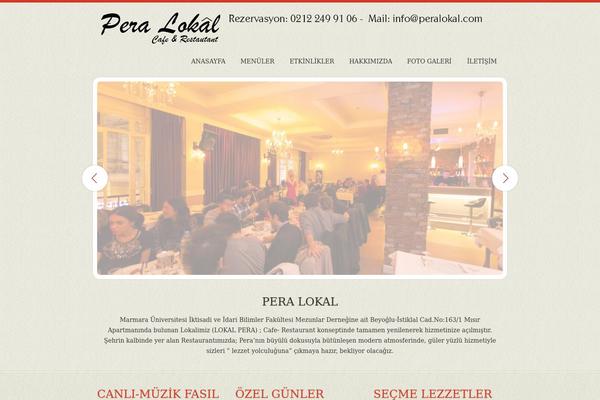 Restaurant theme site design template sample