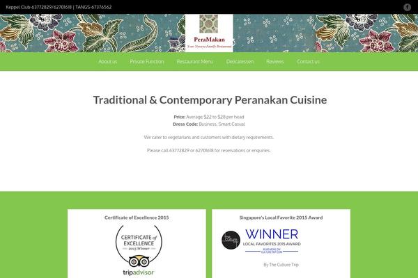 Garnish theme site design template sample