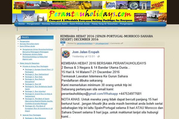 perantauholidays.com site used Arclite