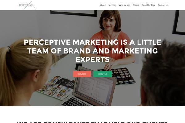 Zerif Lite theme site design template sample