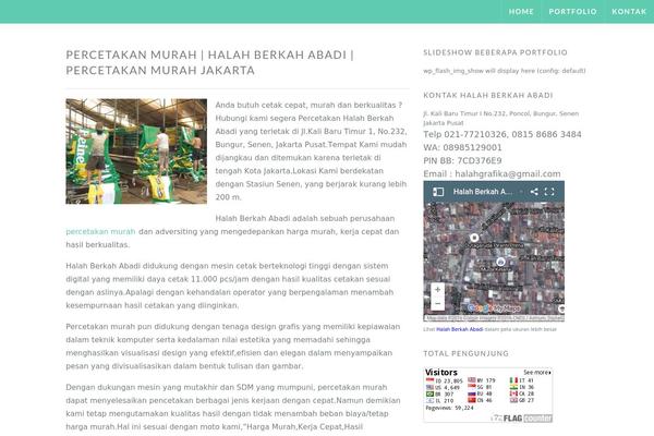 Alexis theme site design template sample