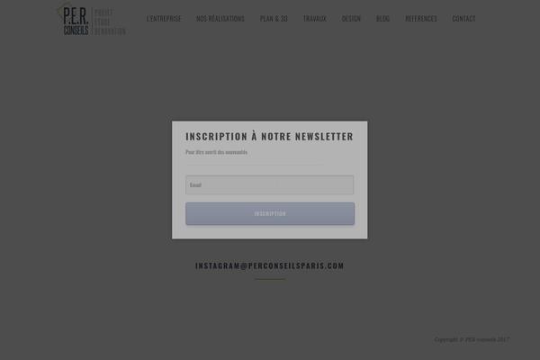 Kamera theme site design template sample