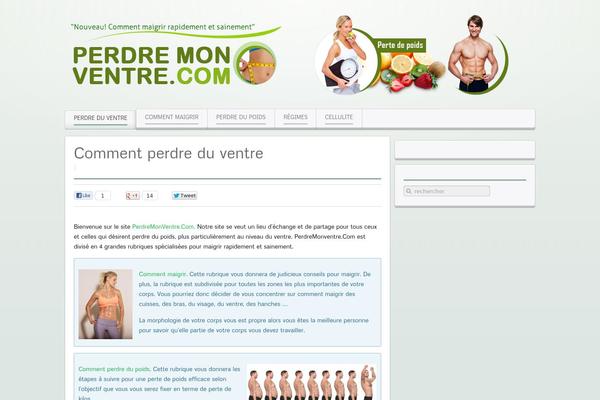 Balance theme site design template sample