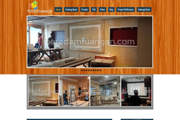 Fullscreen theme site design template sample