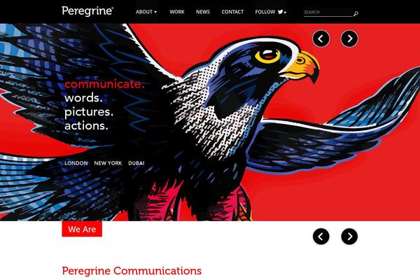 peregrinecommunications.com site used Peregrine