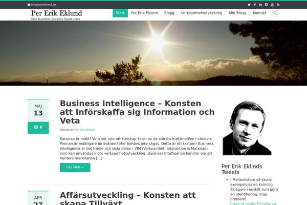 Ascent theme site design template sample