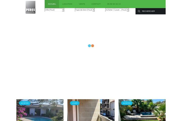 Site using Inspiry-real-estate plugin