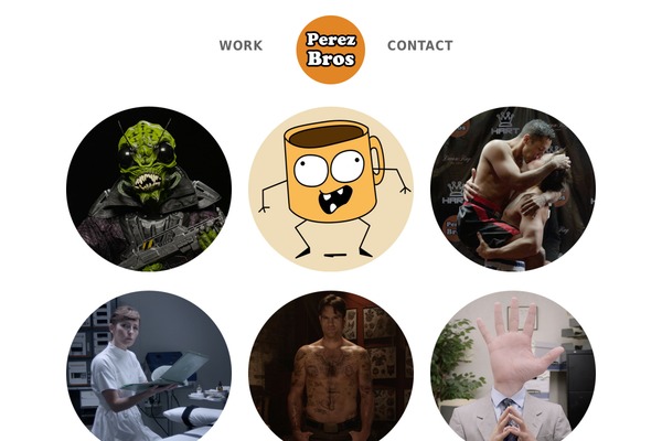 Parallax theme site design template sample