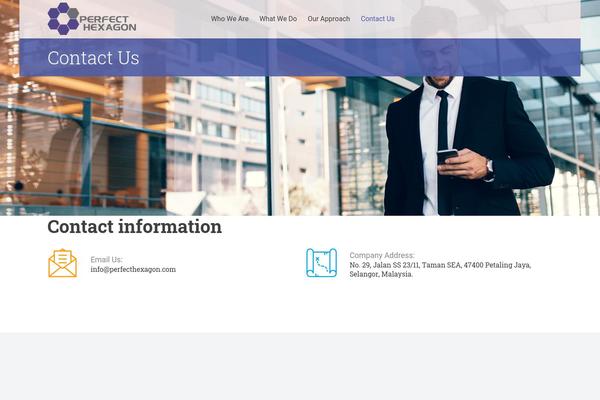 perfecthexagon.com site used Wplab-financier