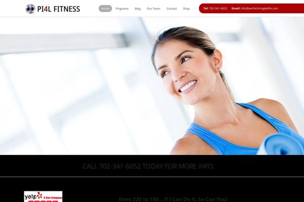 GetFit theme site design template sample
