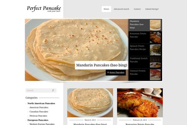 perfectpancake.com site used CookingPress